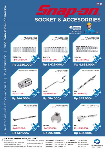 FA Socket & Accesorries Catalog Hal 17 - Clerance sale